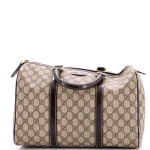 Gucci Medium Joy Boston Bag GG Coated Canvas